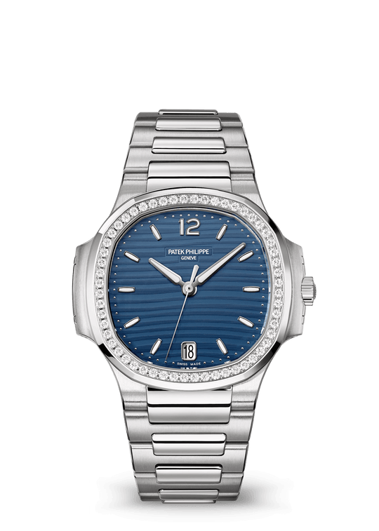 NS DATE SP. SECONDS JE. - STEEL AND BLUE