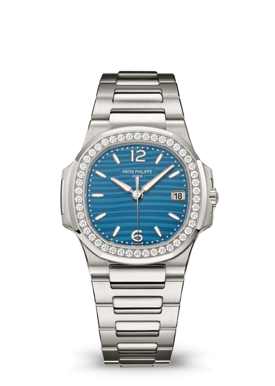 NS. DATE SP. SECONDS. - AQUA BLUE AND STEEL